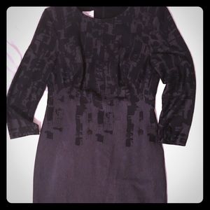 Suzy Chin- Maggie Boutique Grey with black  Dress